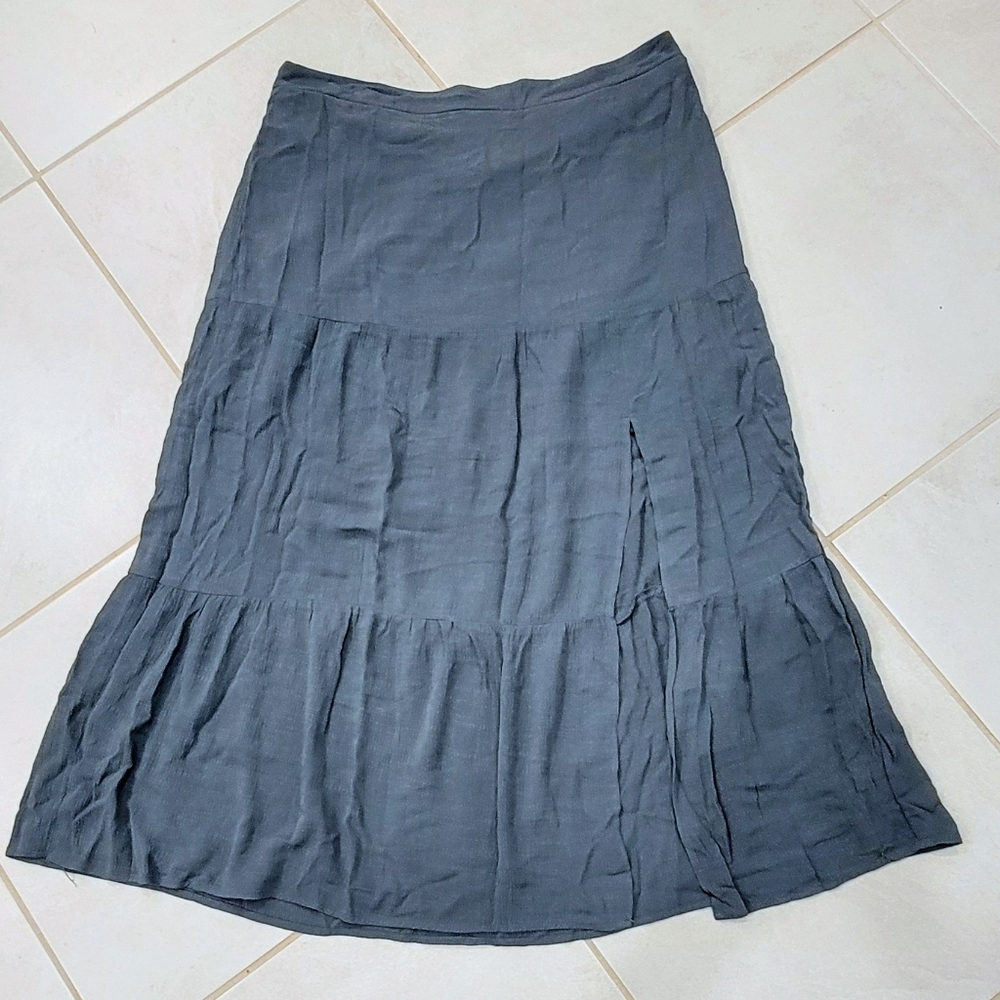 NWT Nine West A-Line Skirt With Slit And Liner